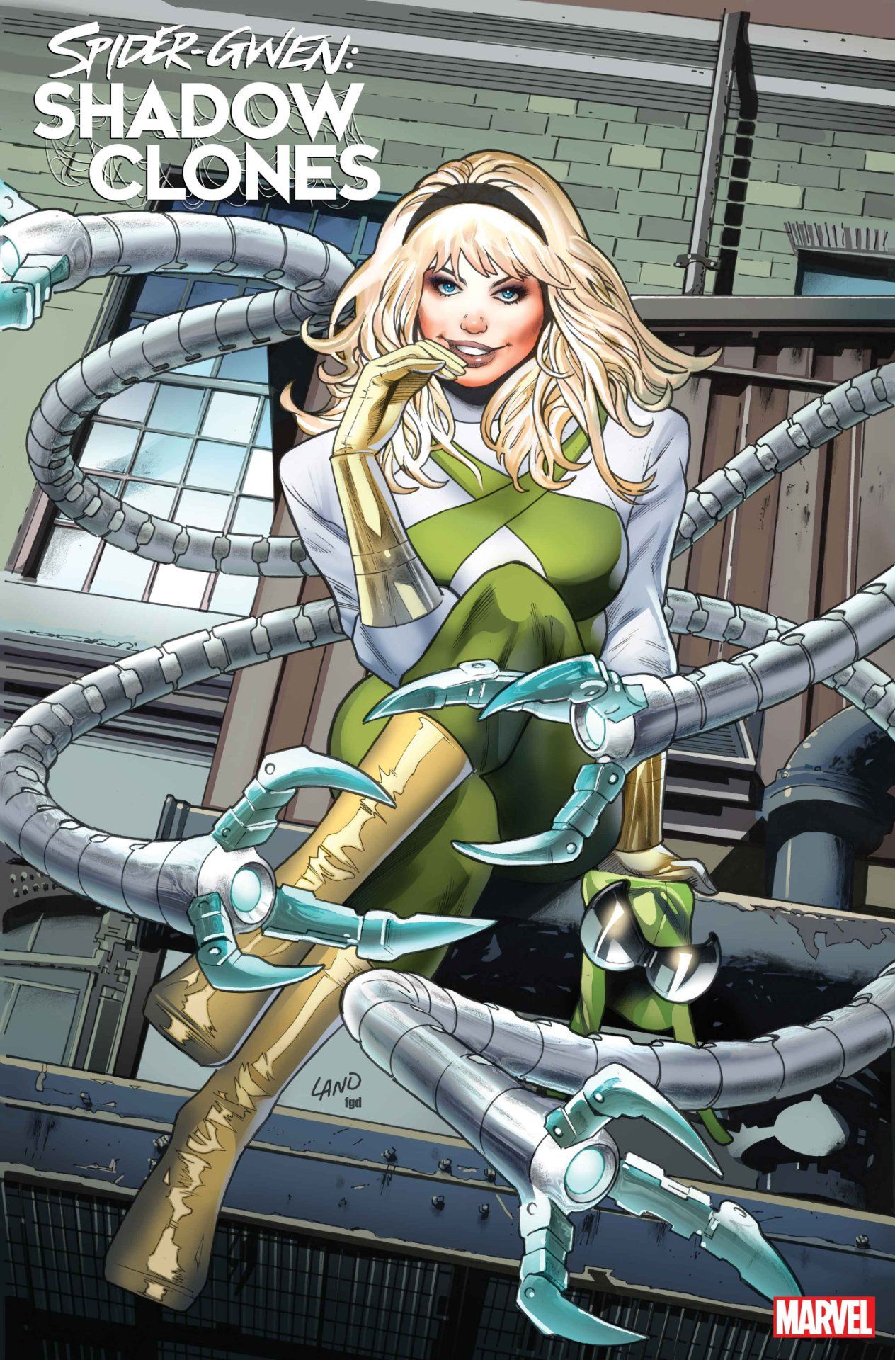 Spider-Gwen: Shadow Clones Greg Land variant covers