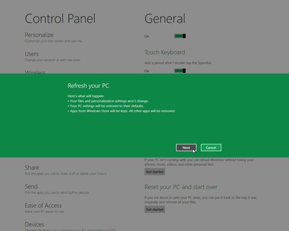 Refresh your pc
