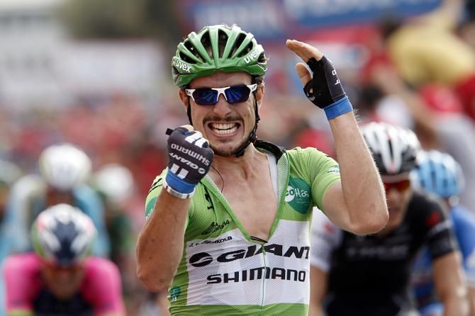 John Degenkolb (Giant Shimano) wins his fourth stage of the 2014 Vuelta a Espa&ntilde;a