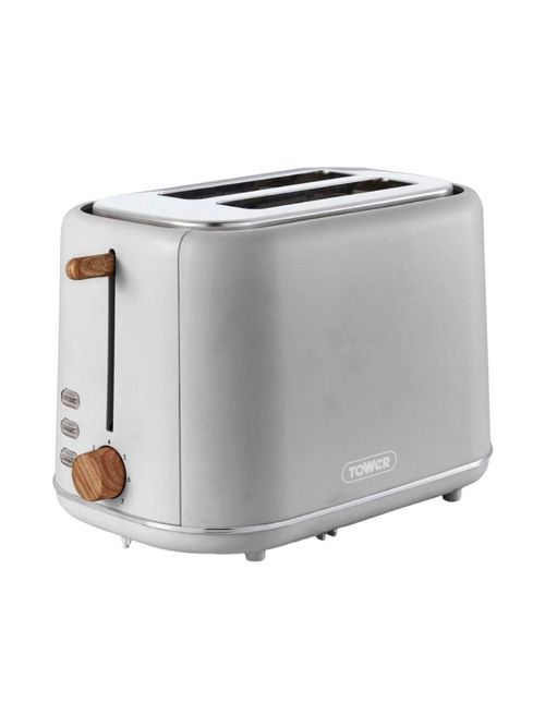 Tower | Dove Grey Scandi 2 Slice Toaster