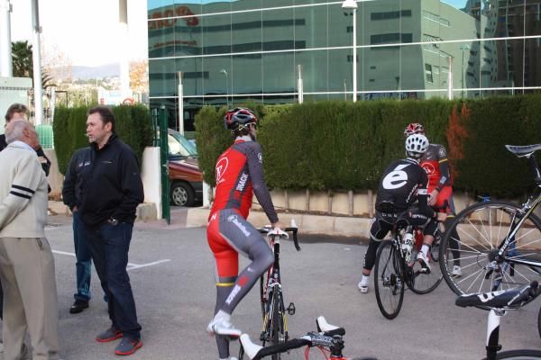 Andreas Kl&ouml;den and Philip Deignan were in a group that put in an extra hour before the rest of their teammates got out on the road.