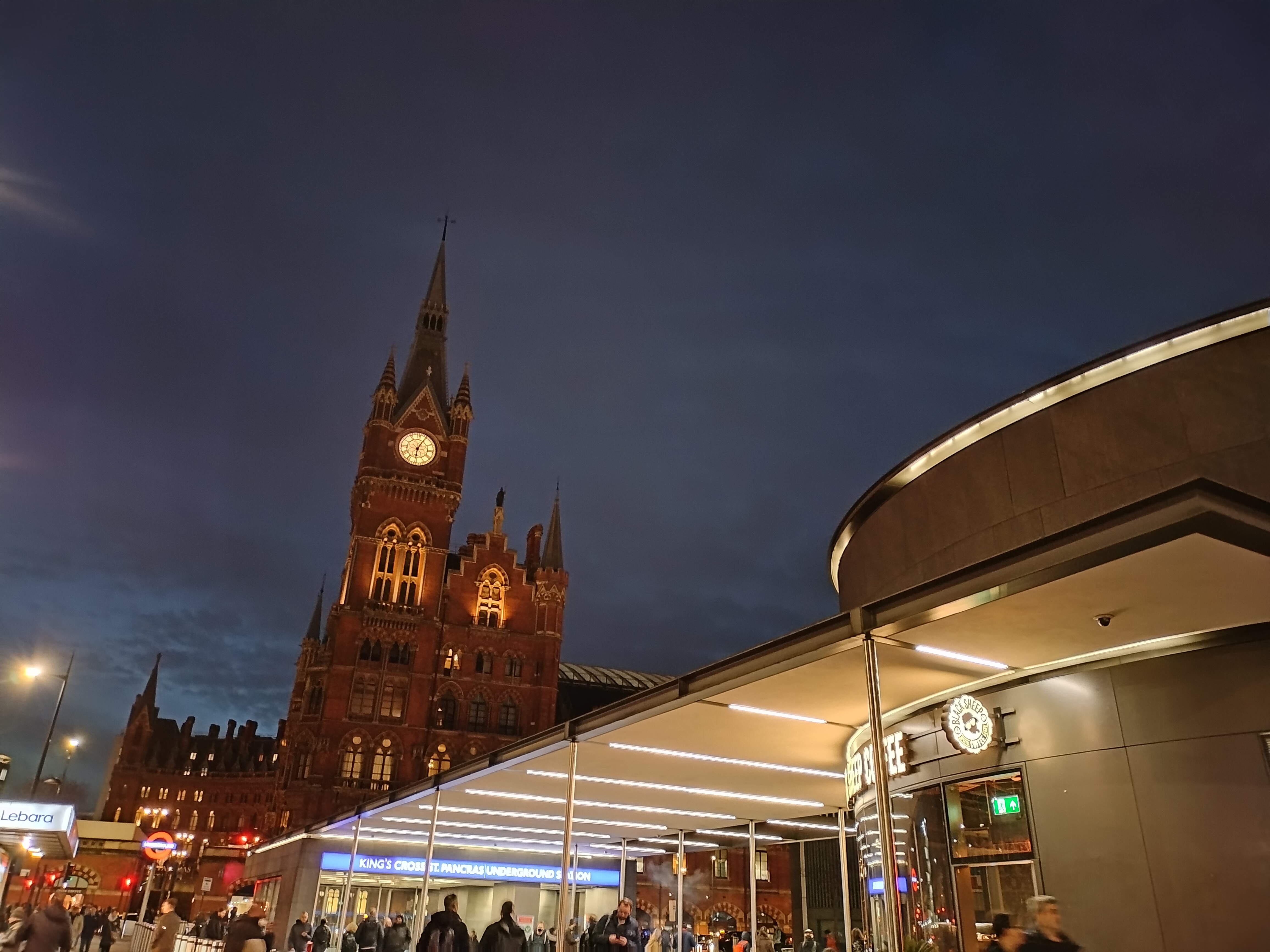 Realme 9 Pro review: clock tower at a train station