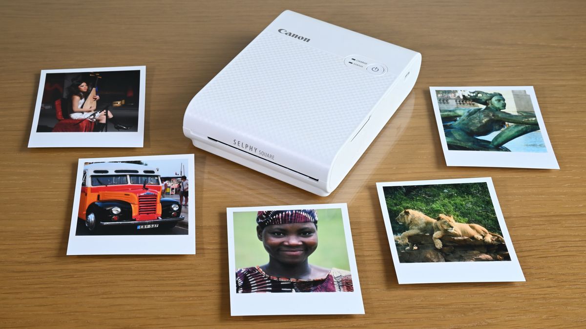  Canon SELPHY QX10 Portable Square Photo Printer for
