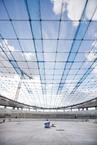 There's been swift progress on the velodrome since construction started little more than a year ago.
