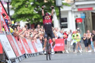 Ben Swift wins British road race title