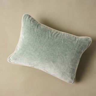 Velvet lumbar pillow