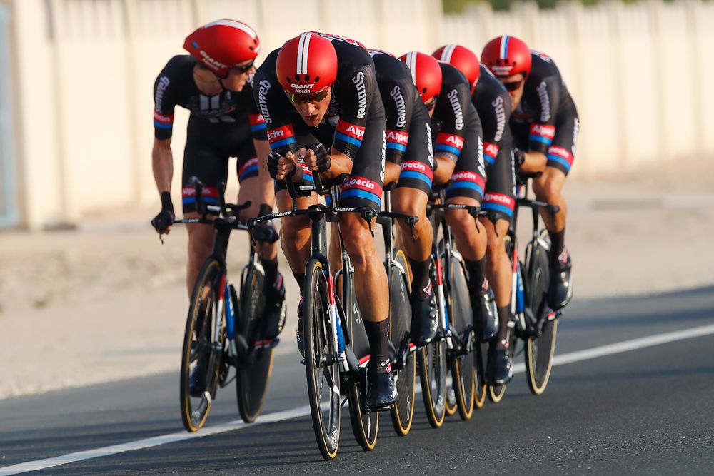 Giant-Alpecin finished seventh in the Worlds TTT