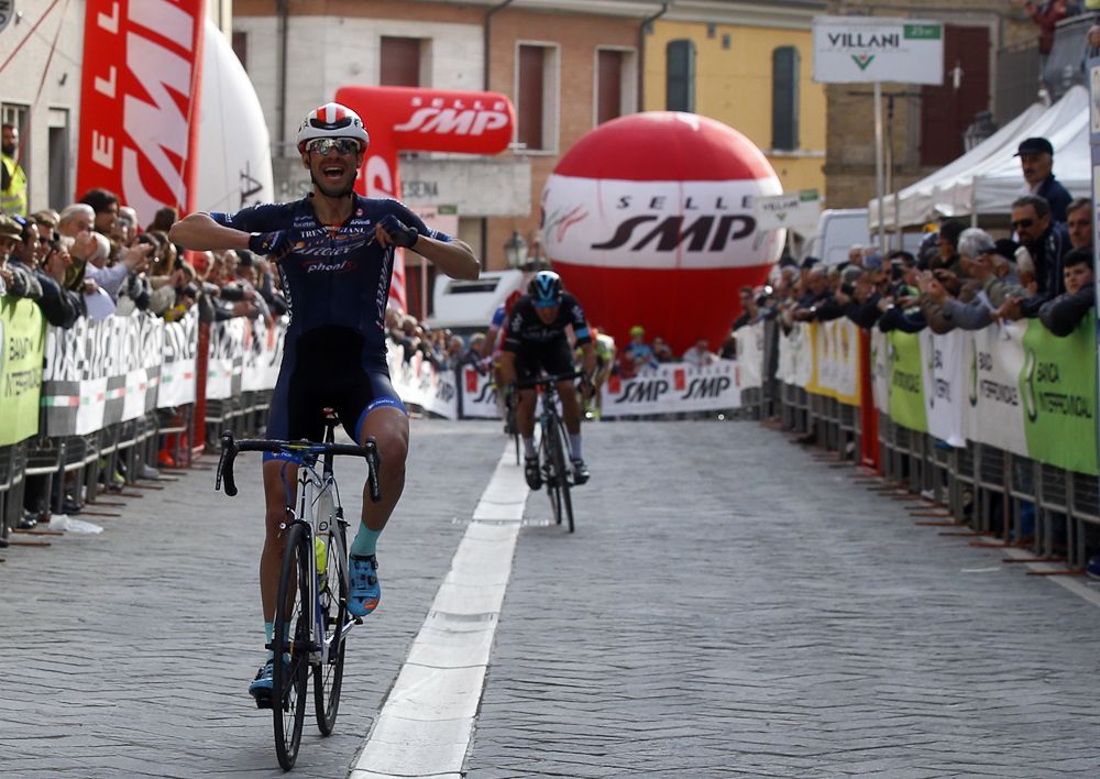 Stage 2 runner up Mauro Finetto (Unieuro Wilier Trevigiani