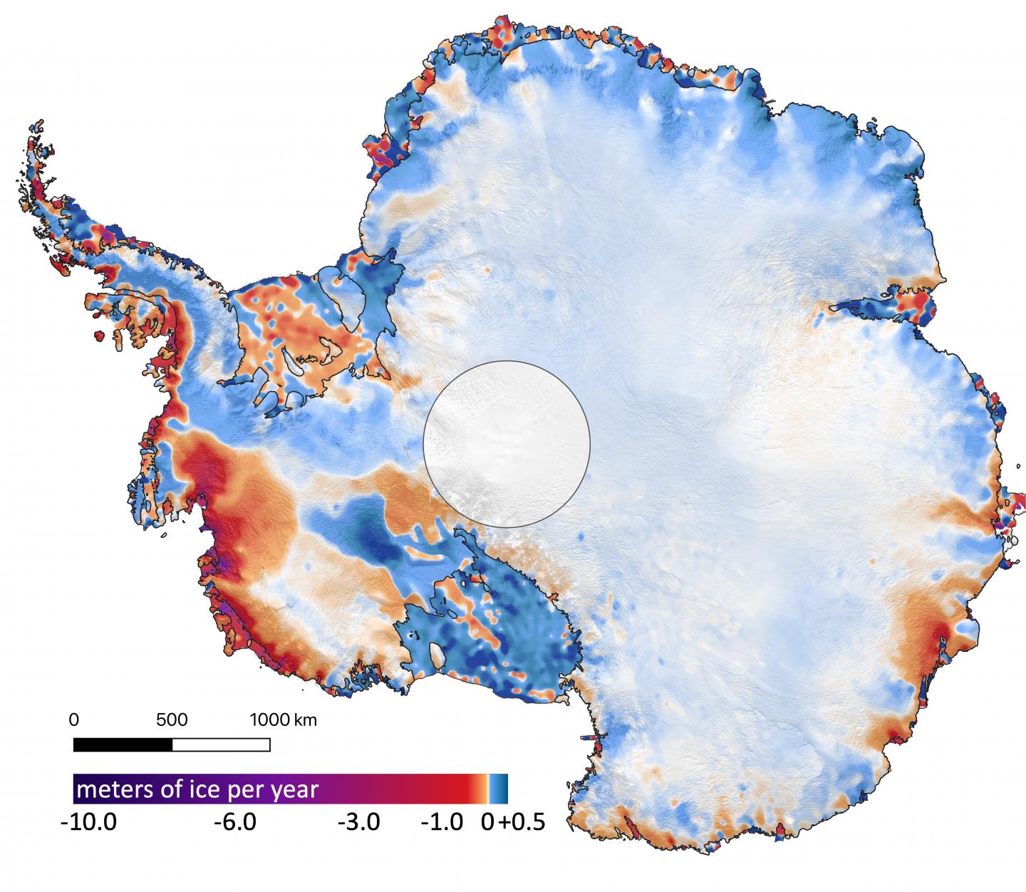 New satellite maps show dire state of ice melt in Antarctica and