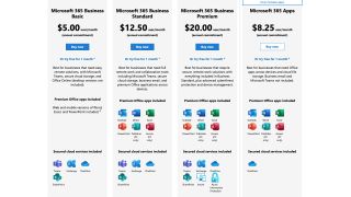 Microsoft 365's pricing plans
