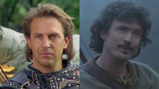Kevin Costner in Robin Hood: Prince of Thieves, Patrick Bergin in Robin Hood