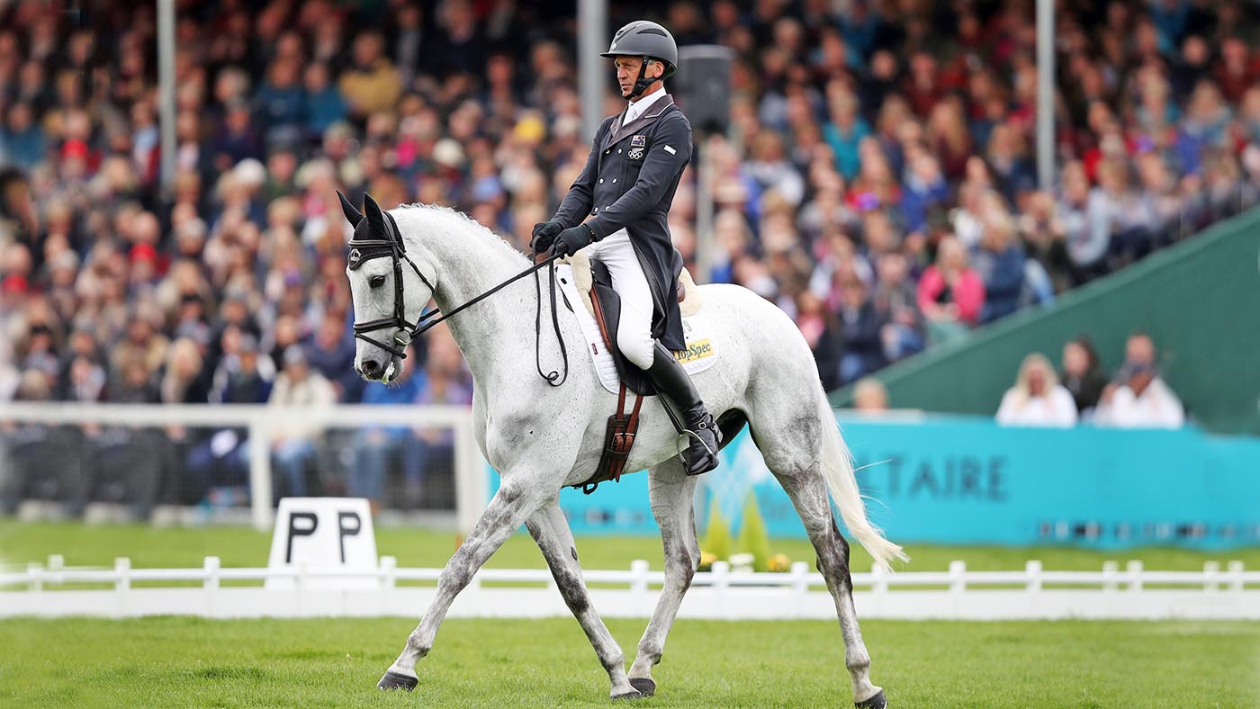 Badminton Horse Trials dressage: Andrew Nicholson on Swallow Springs