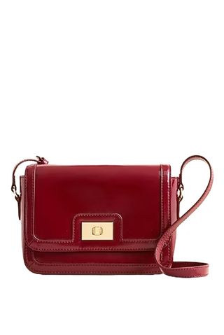 Edie Crossbody Bag in Patent Leather