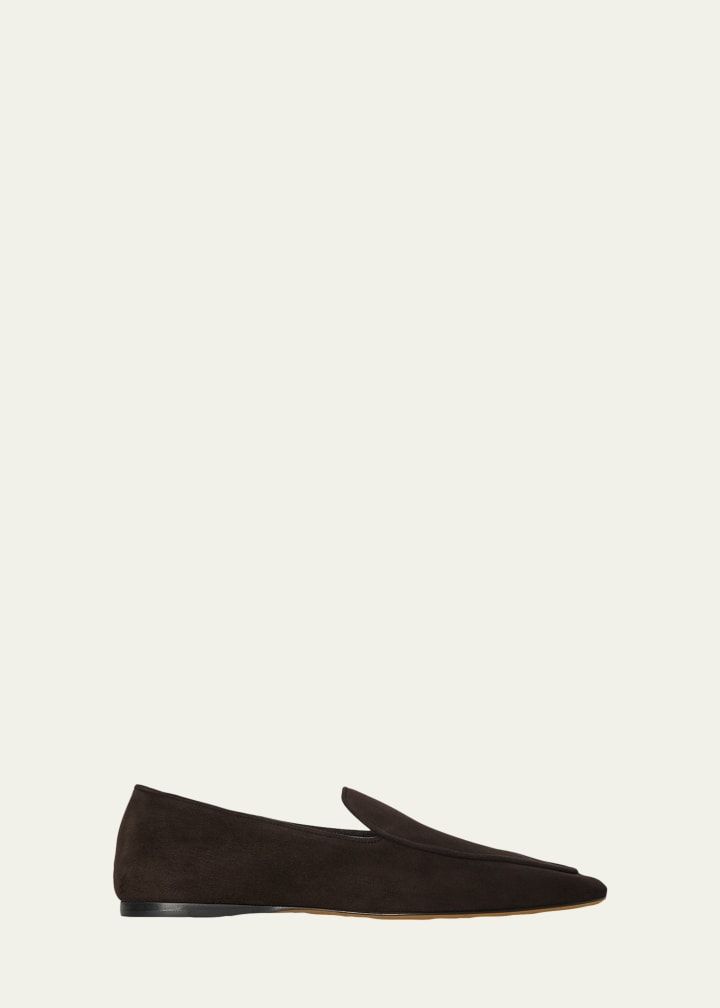 Awar Flat Suede Loafers