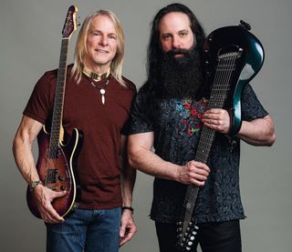 Steve Morse (left) and John Petrucci