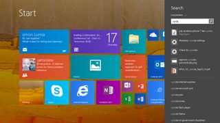 Windows 8.1 charms