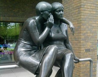 whispering statue