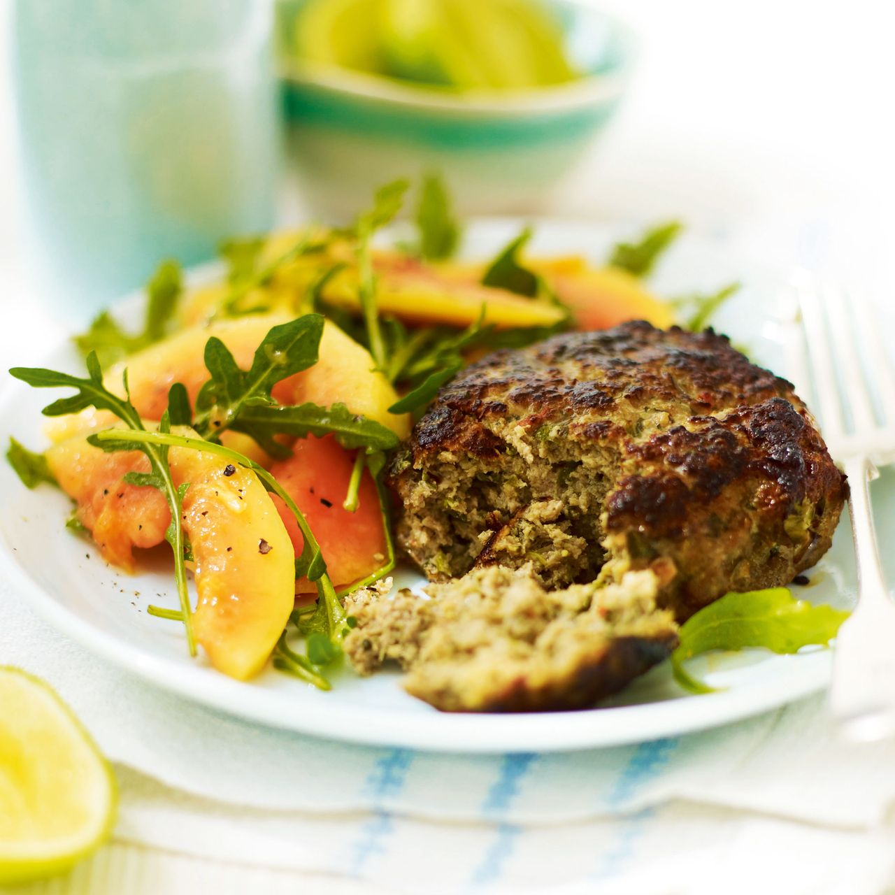 Coriander and Lemongrass Pork Burgers-summer food-Woman and home