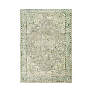 Green persian rug