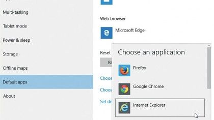 internet options in edge