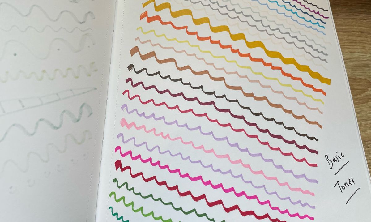 Ohuhu Kaala marker colour samples