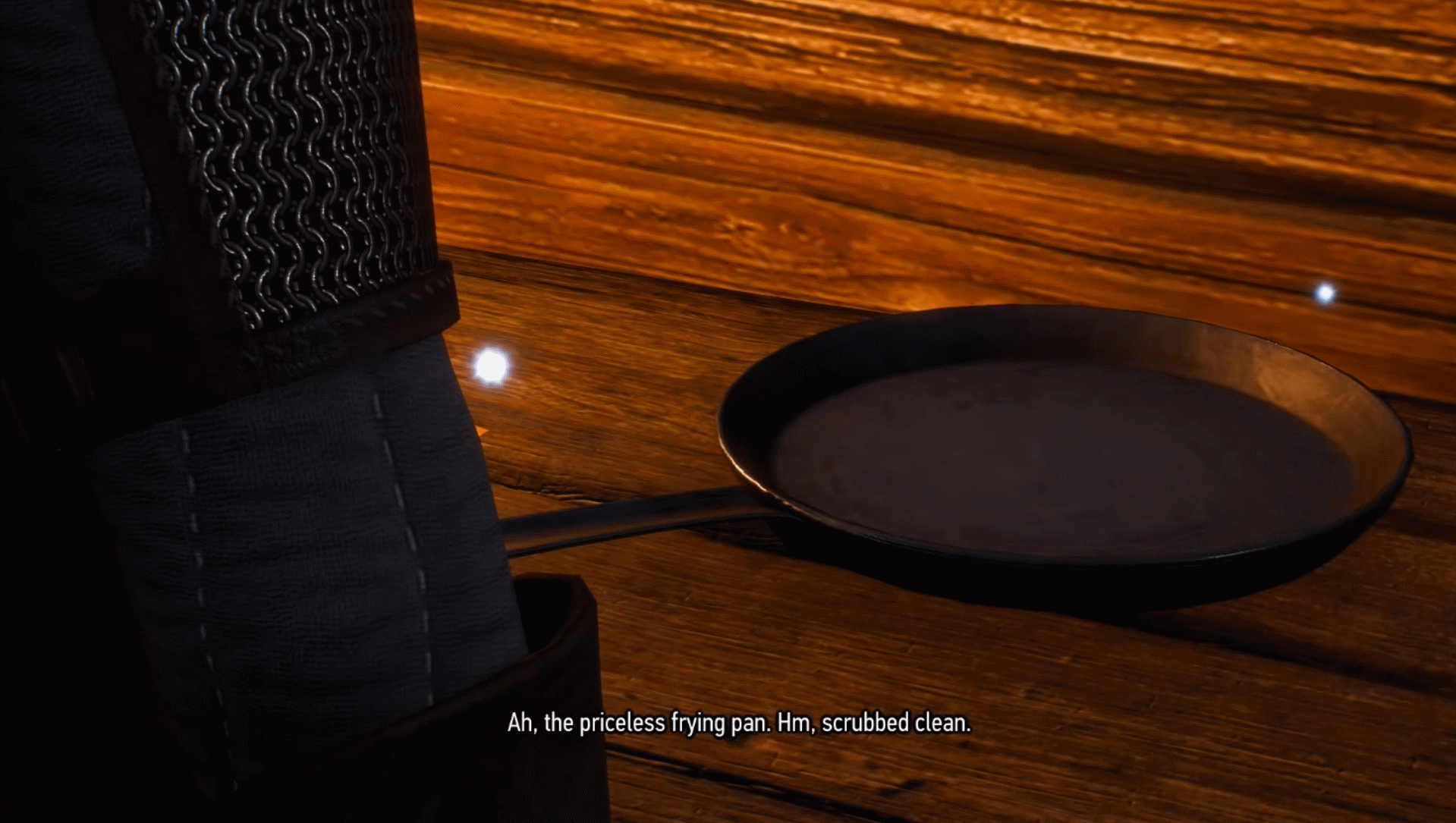 The Witcher 3 quest - A Frying Pan, Spick and Span