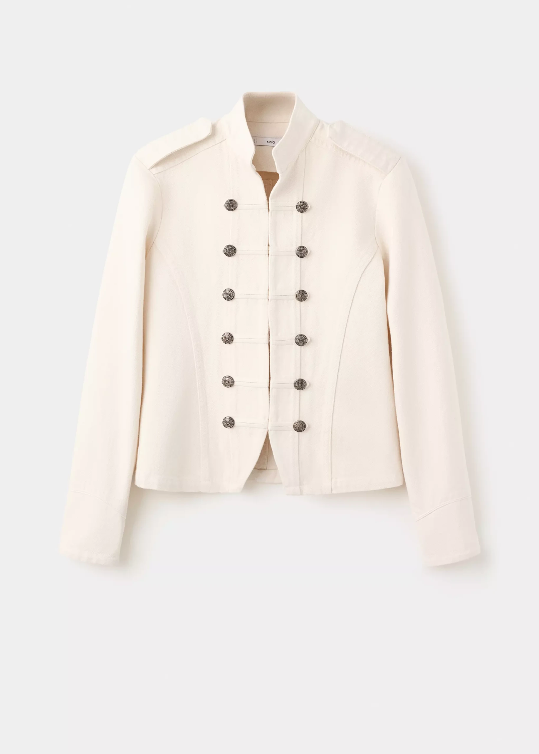 Fitted Jacket With Band Collar - Women | Mango Usa