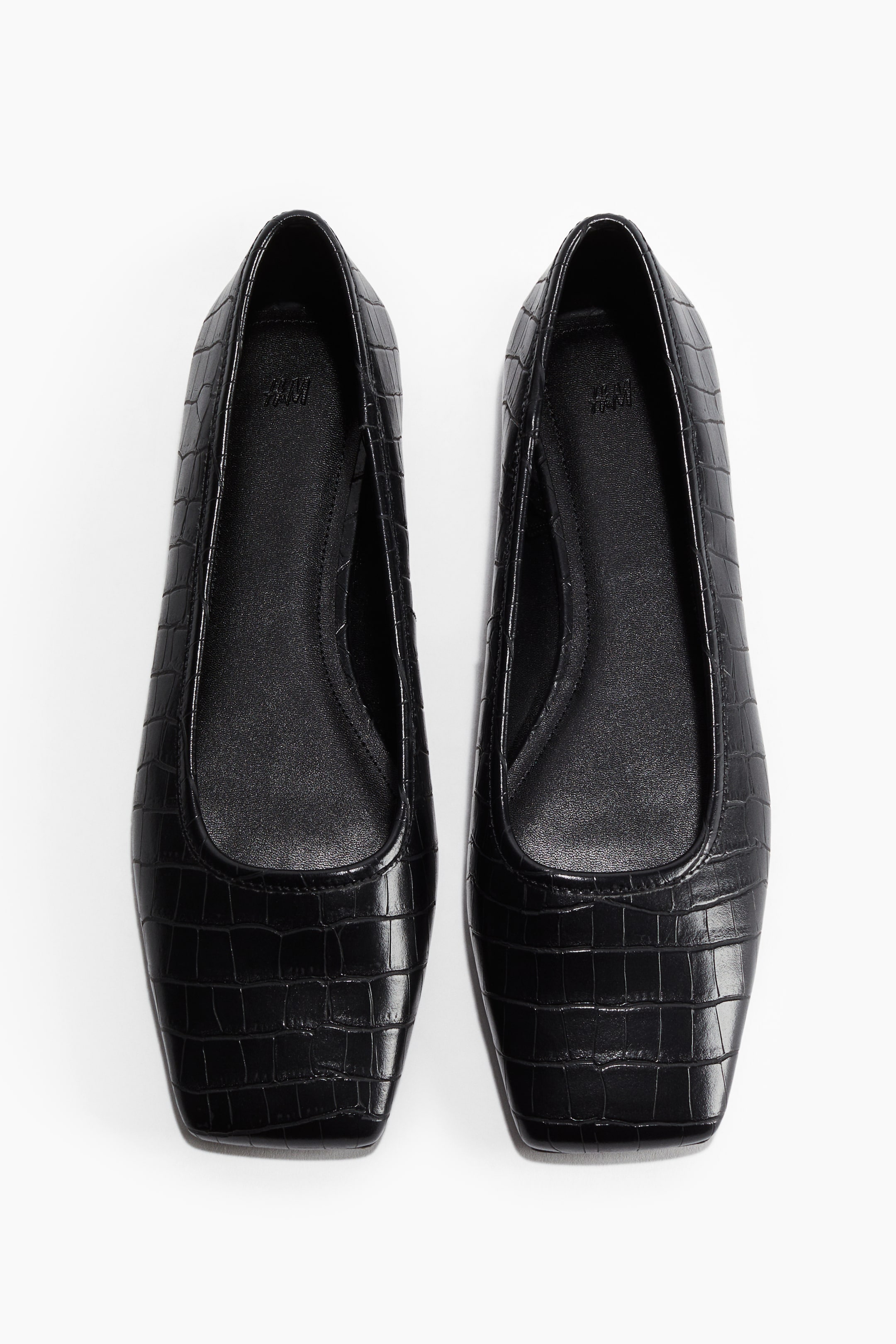 Square-Toe Ballet Flats