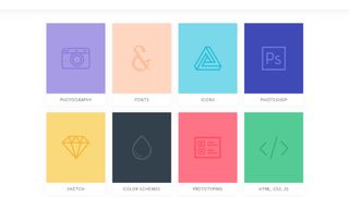web design tools: resource cards