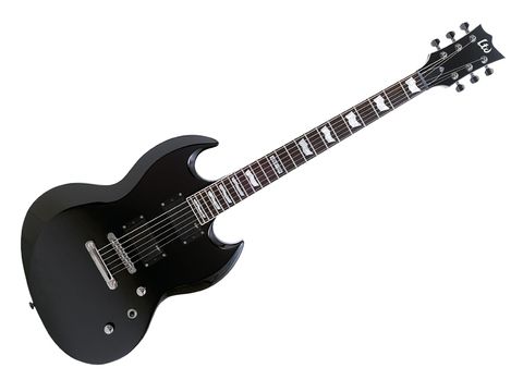 The Viper-330 is less neck-heavy than the SG its body shape calls to mind.