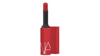 Nars Powermatte Lipstick in Dragon Girl, a true red shade