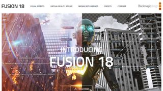 Website screenshot for Blackmagic Fusion