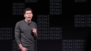 OpenAI CEO Sam Altman speaks during the OpenAI DevDay event on November 06, 2023 in San Francisco, California. 