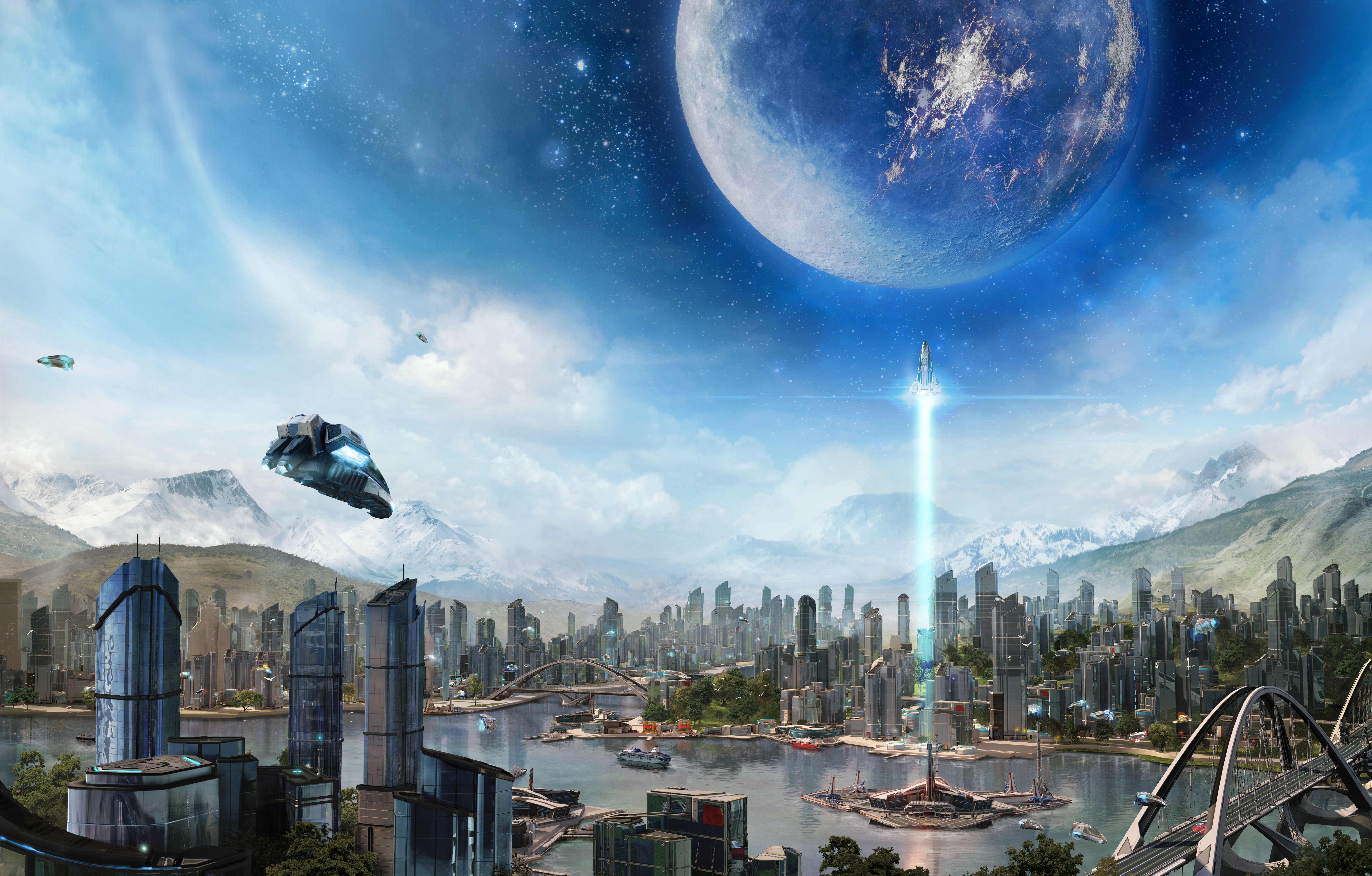 Colonise Earth And Moon In Anno 25 Pc Gamer