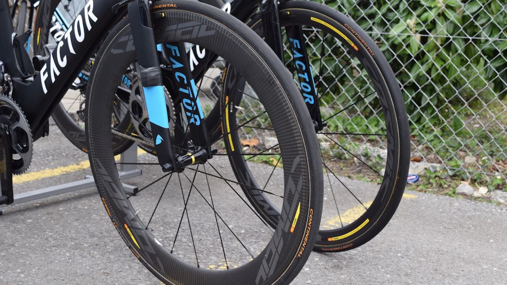 Most teams had a mix of wheelsets on show