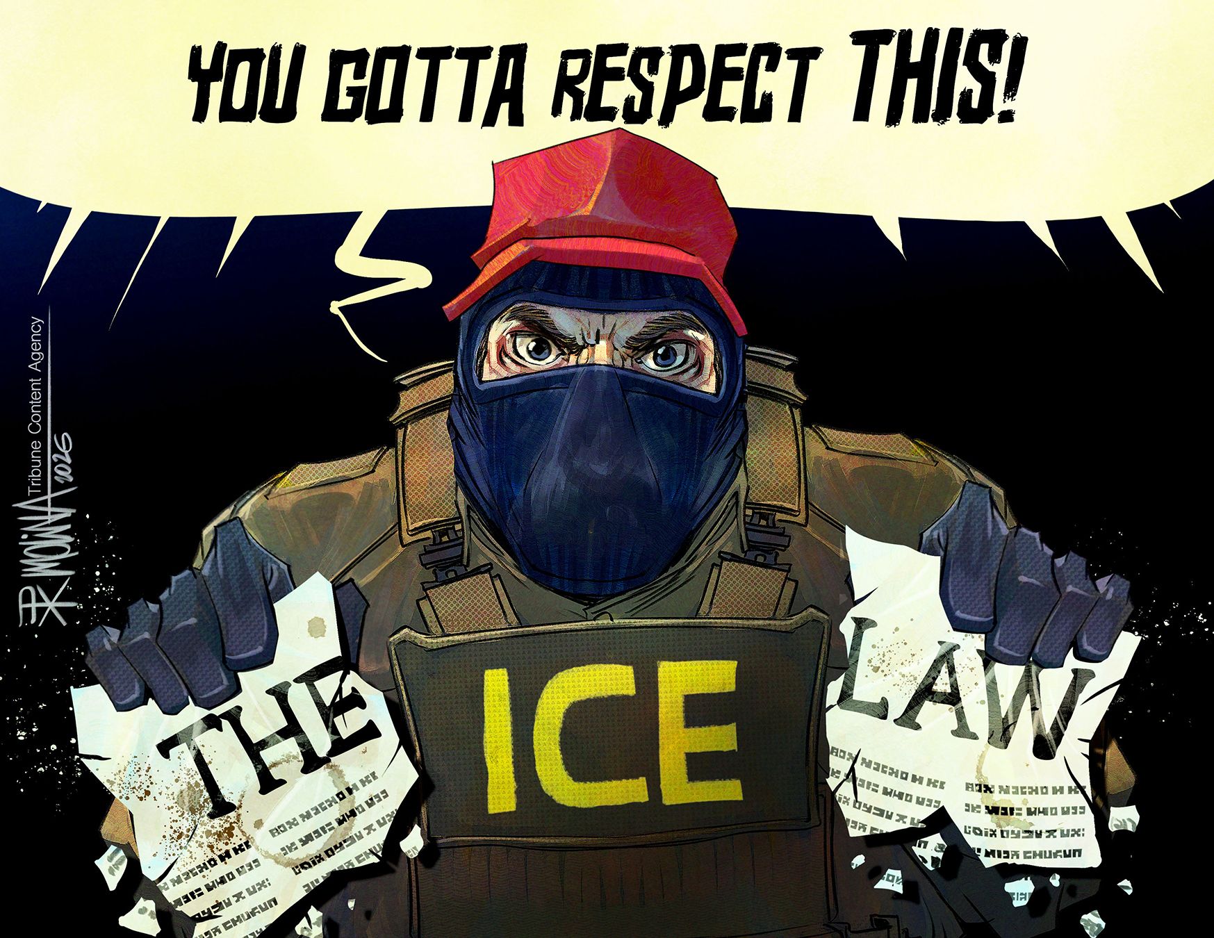 5 chilling cartoons about increasing ICE aggression