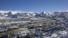 Glacier on the Tibetan Plateau.