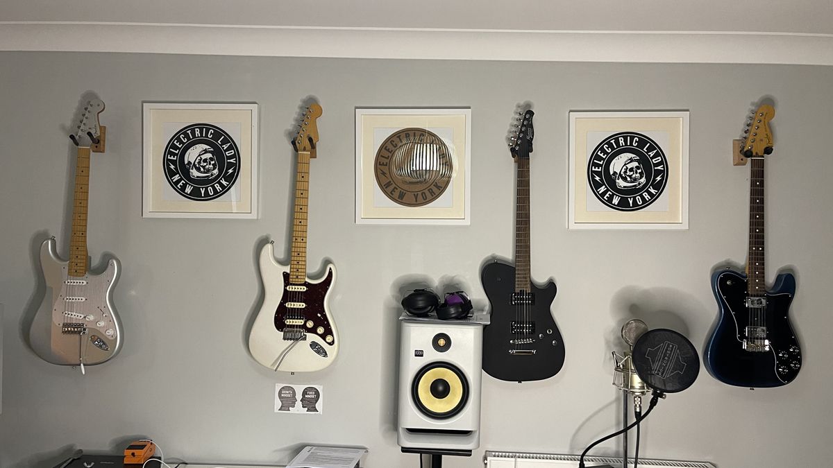 Nandi Bushell's electric guitar