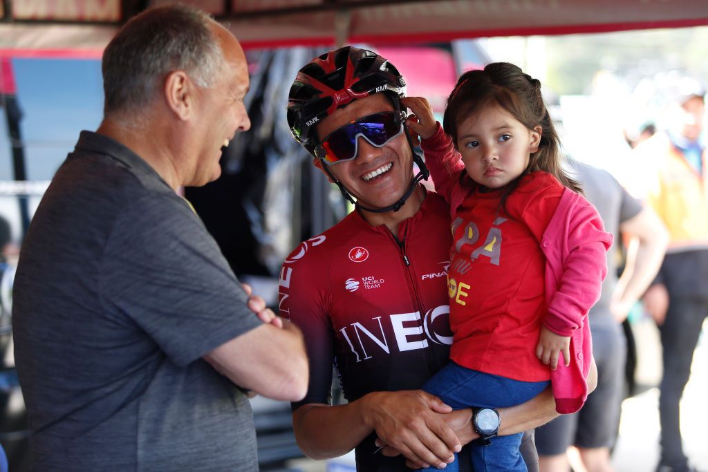 Richard Carapaz at stage 5 of the Tour Colombia 2.1