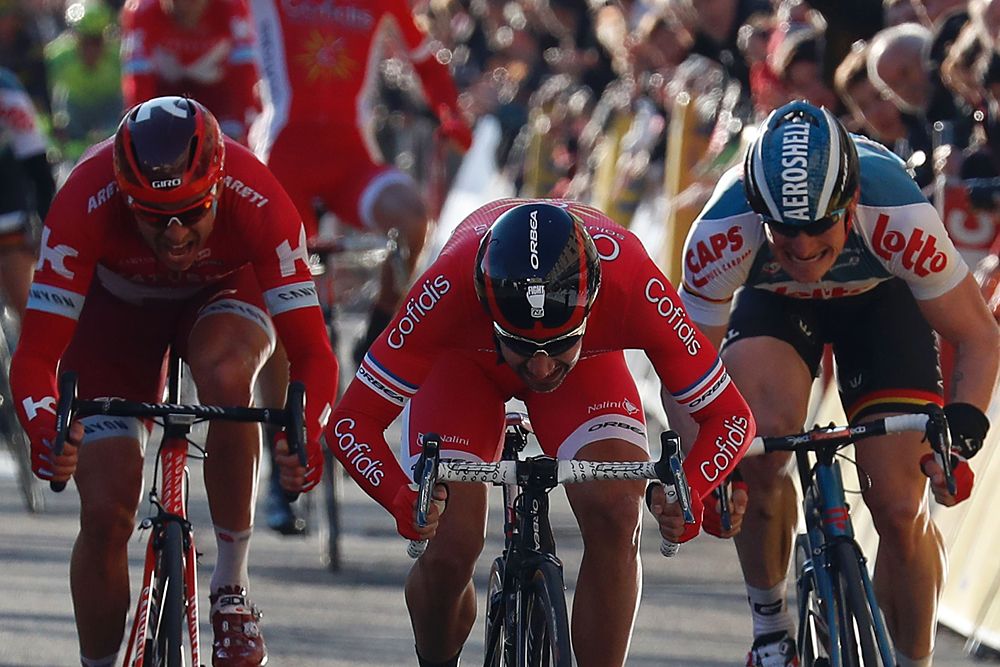 Nacer Bouhanni (Cofidis) wins stage 4 in Paris-Nice