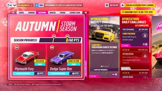 Forza Horizon 5 Series 15 "Autumn" page.