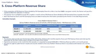 PlayStation cross-platform revenue share