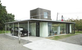 'Sunken House' in Odawara during the day