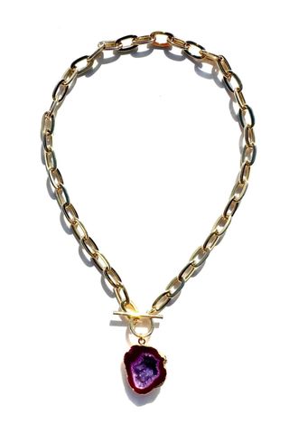 AMINA JOHAN Vina Gemstone Chain Necklace