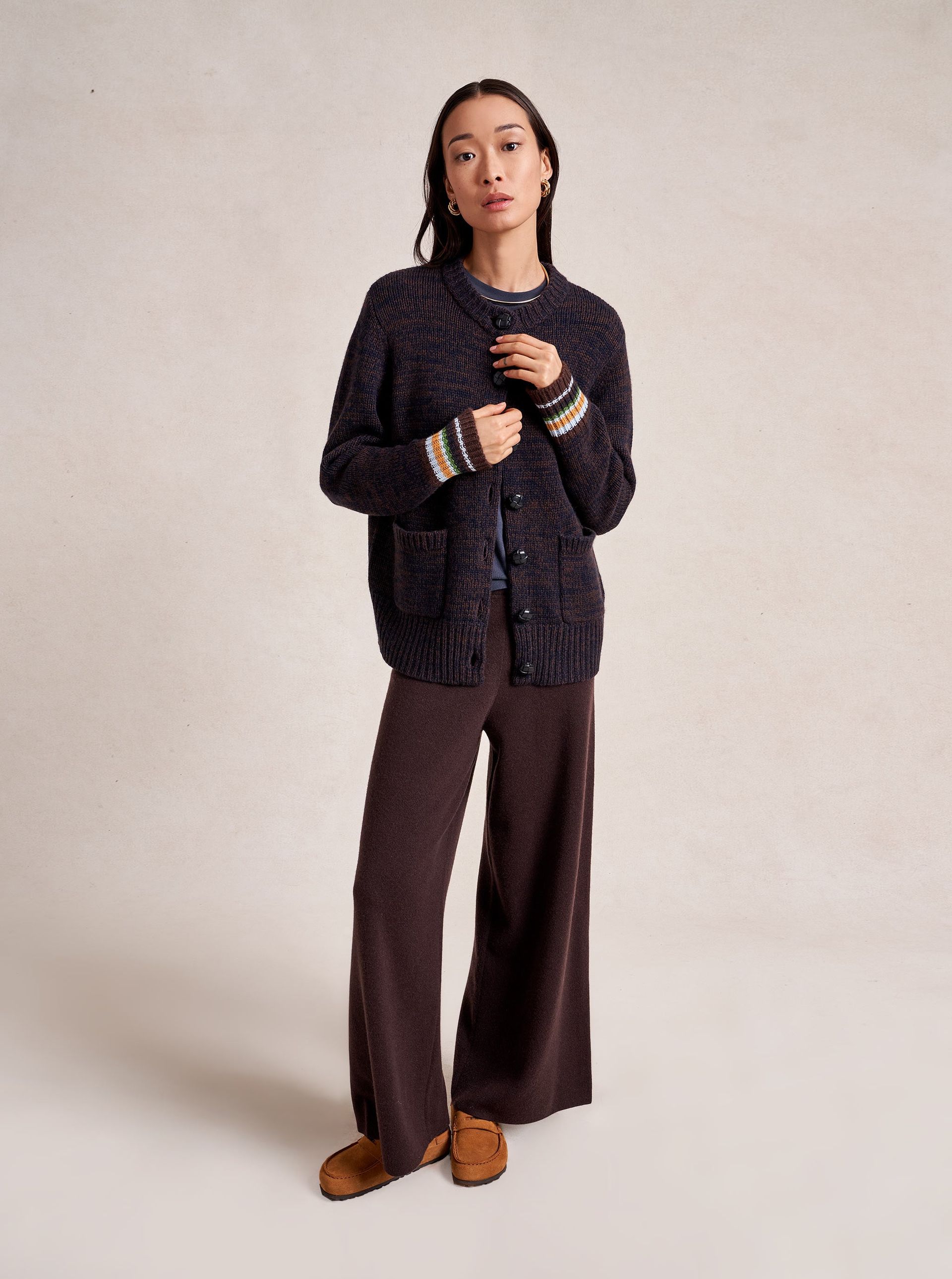 La Ligne \u0026 Birkenstock Johann Cardigan Xxs in Navy