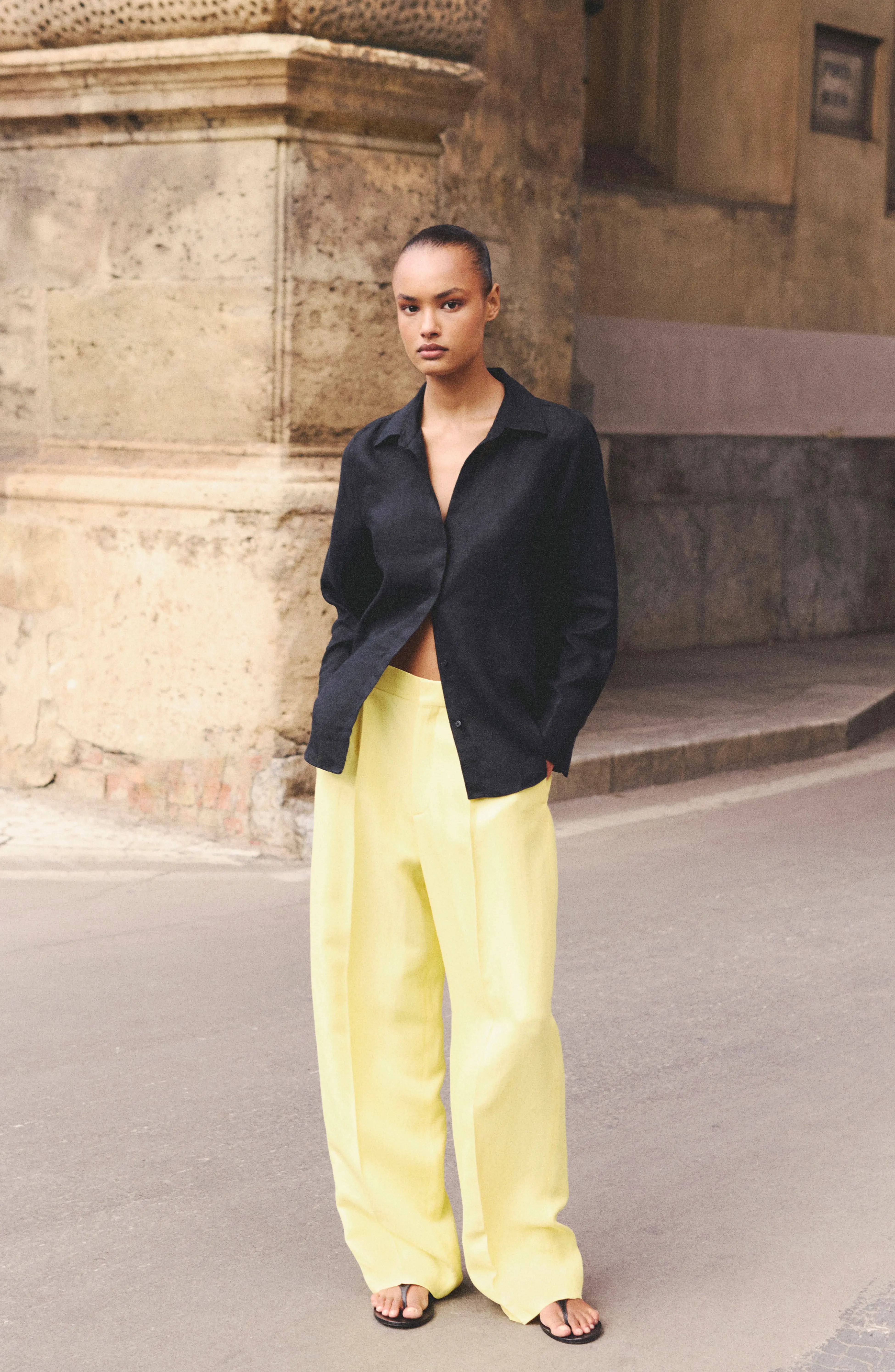 MANGO, Straight Leg Suit Trousers