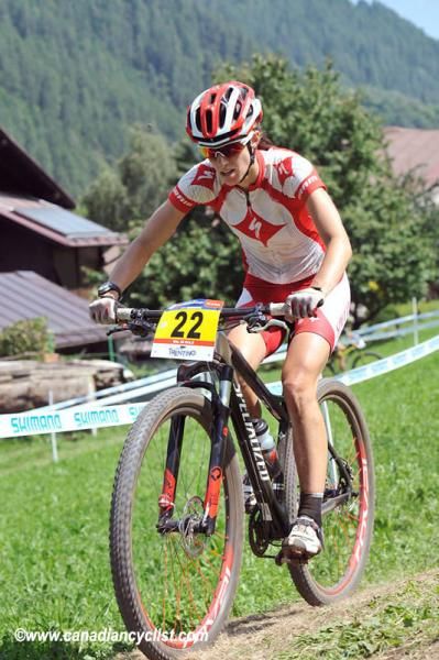 Lea Davison (Specialized Racing) is the top American