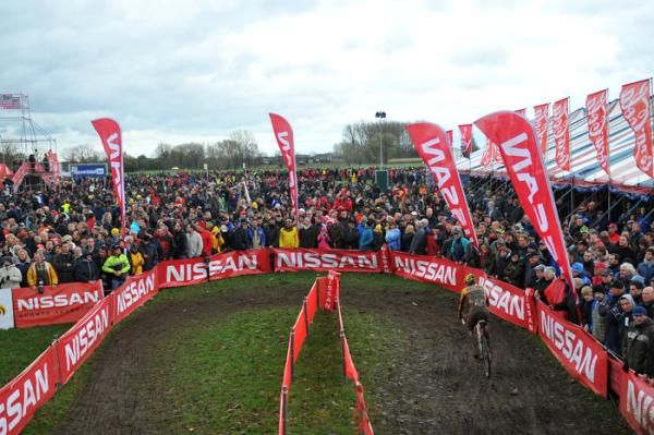 Despite the weather, the crowds were huge