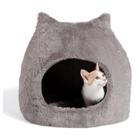 Best Friends by Sheri Meow Hut Covered Cat &amp; Dog Bed