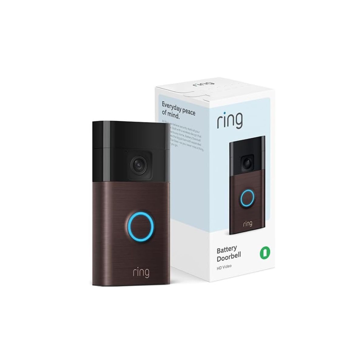 A ring doorbell